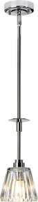 Elstead glamour modern LED függeszték agatha króm átlátszó elsbath-agatha1p-pc IP44