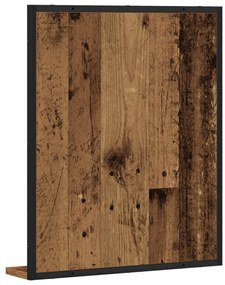 Fürdőszobai Tükör Régi Fa 50x12x60 cm Műszaki Fa
