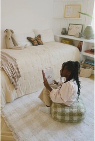 Zöld gyerek babzsákfotel Vichy – Lorena Canals