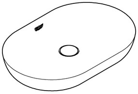 GROHE 3960800H - ESSENCE pultba építhető mosdó 600 × 400 mm kerámia/fehér