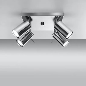 Sollux SL.0730 - Spotlámpa RING 4xGU10/10W/230V