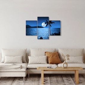 Kép - Hold a tenger felett (90x60 cm)