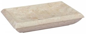 Krémszínű márvány mosdókagyló 50 x 35 x 10 cm