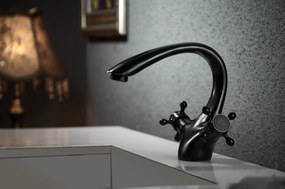 Rea Retro Old Black fürdőszobai mosdó csaptelep