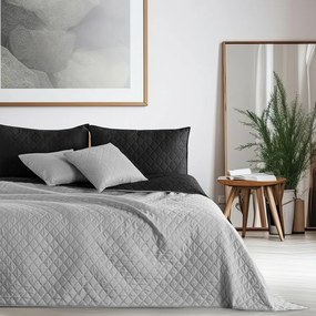 DecoKing Axel ágytakaró szürke/fekete, 170 x 210 cm, 170 x 210 cm