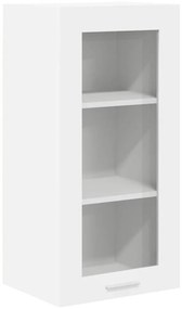 Függő szekrény ajtóval Riga 2 pcs Fehér 40 x 31 x 80 cm Faanyag