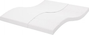 vidaXL fehér 7 zónás 20 ILD keménységű habmatrac 180 x 200 cm