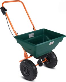 SEED szórókocsi, 20l, zöld/narancs Gardebruk