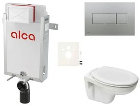 Fali WC szett Alca befalazáshoz + Ceramia S-Line Pro WC SIKOAP6