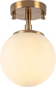 Atmaca 10220 vintage fém-üveg függőlámpa, Ø15 cm