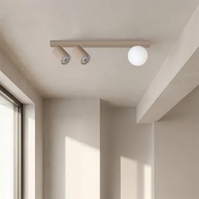 Brilagi - SELE BALL irányítható spotlámpa 2xGU10/30W/230V + 1xG9/10W bézs
