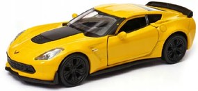 Fém autómodell - Nex 1:34 - 2017 Chevrolet Corvette Z06 Sárga: sárga