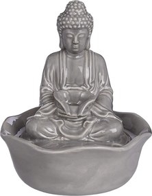 BALANCE kerámia asztali szökőkút Buddha, szürke