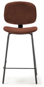 Borvörös bárszék szett 2 db-os (ülésmagasság 64 cm) Arus – Marckeric