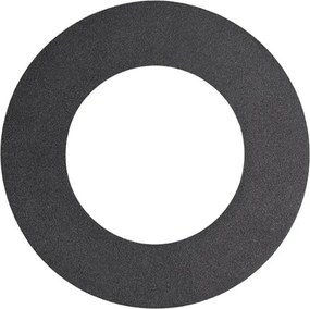 Kerek süllyesztett spotlámpa fekete dönthető betétgyűrűvel - Edu