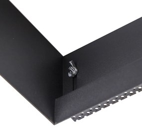 Beépített reflektor fekete GU10 AR111 keret nélküli - Oneon