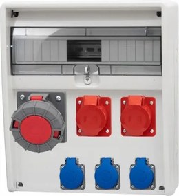 Kapcsolószekrény 17M Ulisse 16A 5p 32A 5p 63A 5p 3x230