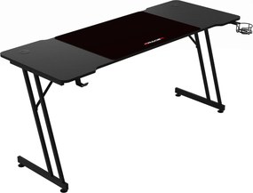 NERO karbon gamer asztal 140 × 60 cm