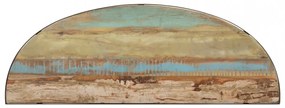 tömör újrahasznosított fa kisasztal 110 x 40 x 77 cm