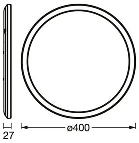 Ledvance - LED Dimmelhető mennyezeti lámpa ORBIS LED/22W/230V fehér