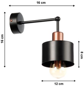 Fali lámpa BODO 1xE27/60W/230V