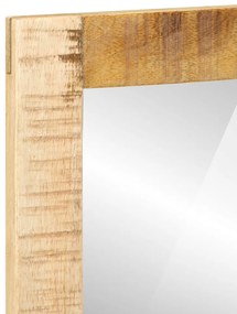 Fésülködő Asztal 100x40x75/120 cm Szilárd Fa Durva Mangó