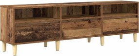 vidaXL TV szekrény fiókkal Öreg fa 150 x 30 x 45 cm Faanyag