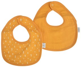 Sárga muszlin előke szett 2 db-os – Bébé Douceur