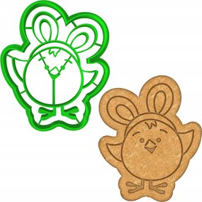 Húsvéti Forma Mézeskalács lyukasztó Húsvéti Csirke Csirke 8cm