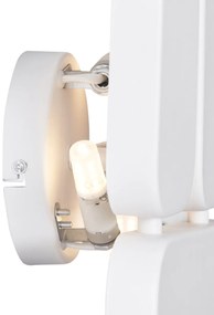 Design fali lámpa fehér 3-lámpás - Planes