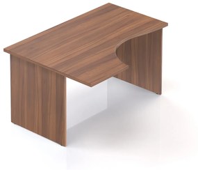 Visio ergonomikus asztal 140 x 100 cm, bal, dió