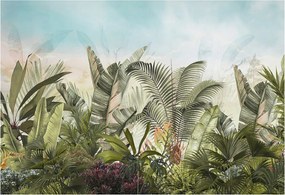 Fotótapéta Flizelin Dekoratív az irodába Trópusi paradicsom 152x104 Ragasztó