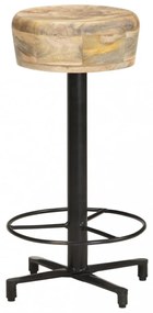 vidaXL 2 db tömör mangófa bárszék 66 cm
