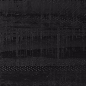 fekete újrahasznosított tömör fenyőfa tárolópad 110x35x45 cm