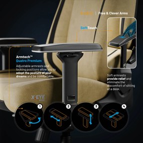 Játék szék Diablo X.Eye Prime Broken Gold Normal Size