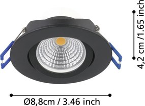 Eglo SALICETO 900747 Beépíthető spotlámpa 3x6W/LED 2700K 1350LM IP20