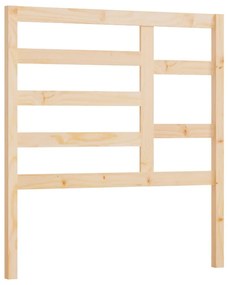 tömör fenyőfa ágy fejtámla 106x4x104 cm