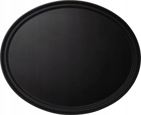 Felszolgáló tálca csúszásgátló Cambro Camtread ovális fekete