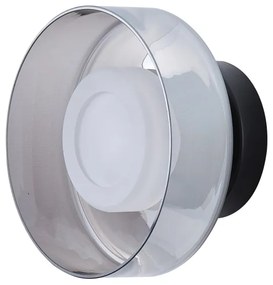 LED Fali lámpa LED/8W/230V 3000K fekete/füstös