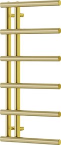 Mexen Jukon díszes fürdőszobai radiátor 988 x 500 mm, 246 W, arany - W116-0988-500-00-50