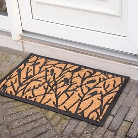 Madaras gumi és kókuszrost lábtörlő, 75 x 45 cm