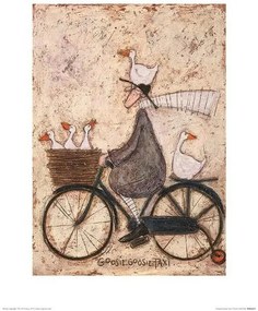 Művészeti nyomat Sam Toft - GoosieGoosie Taxi