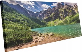 Vászonkép Tátra hegy 150x70 Tengerszem 2