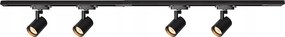 Volf Track szett Fekete 4xGU10 1,5m