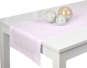 Panama Lux asztali futó 40x120 cm, folttaszító, rózsaszín csíkkal