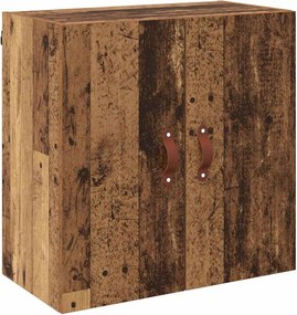 vidaXL Fali Szekrény Falra szerelhető Régi fa 60 x 31 x 60 cm Faanyag