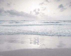 Poszter 50x40cm Csendes tengerpart felhőkkel, Assaf Frank