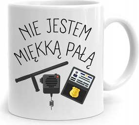 Bögre Rendőrnek Nem Vagyok Puha Bögre, fényképes nyomattal