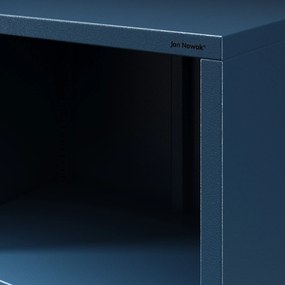 Könyvespolc MARIO, 500 x 1800 x 350 mm, Modern: sötétkék