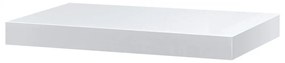 Raft 40 cm. MDF- Alb Lucios P-023